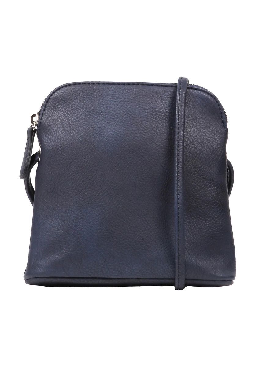 Gekörnte Crossbody-Tasche aus Kunstleder