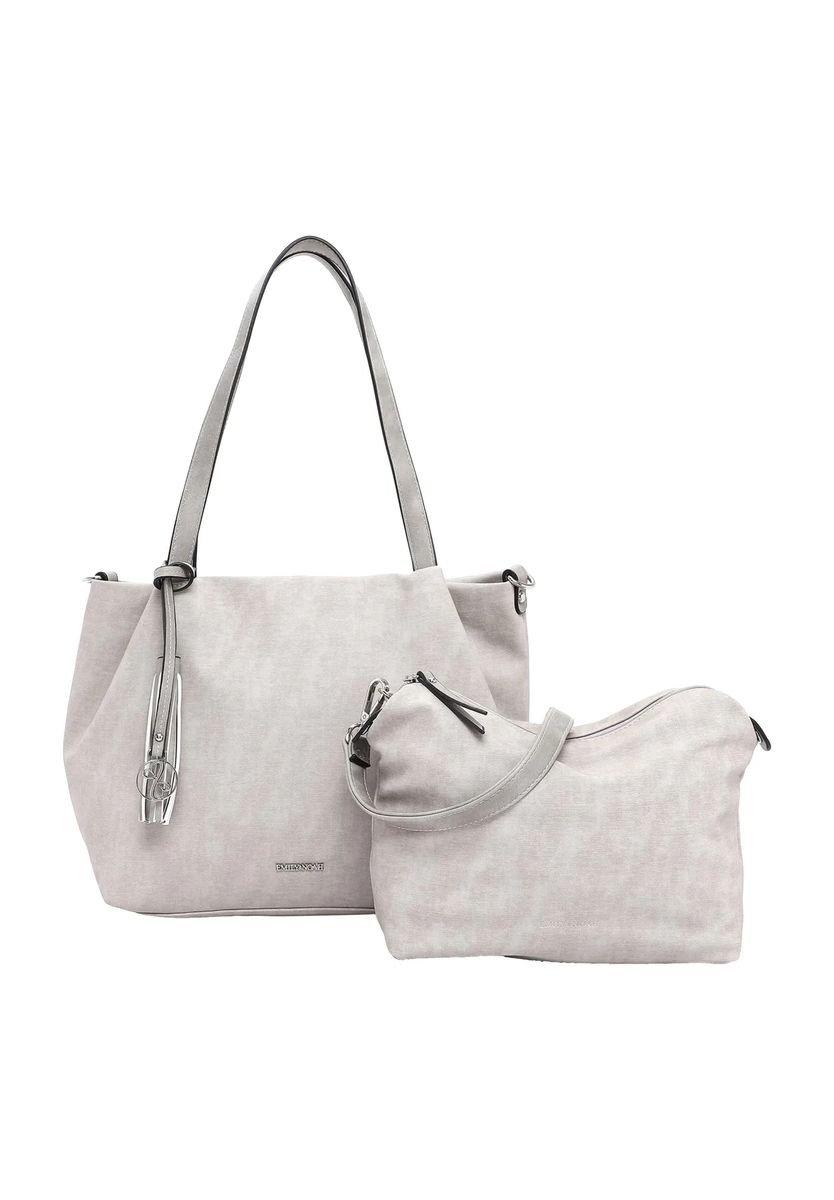 Shopper in Web-Optik mit Quaste