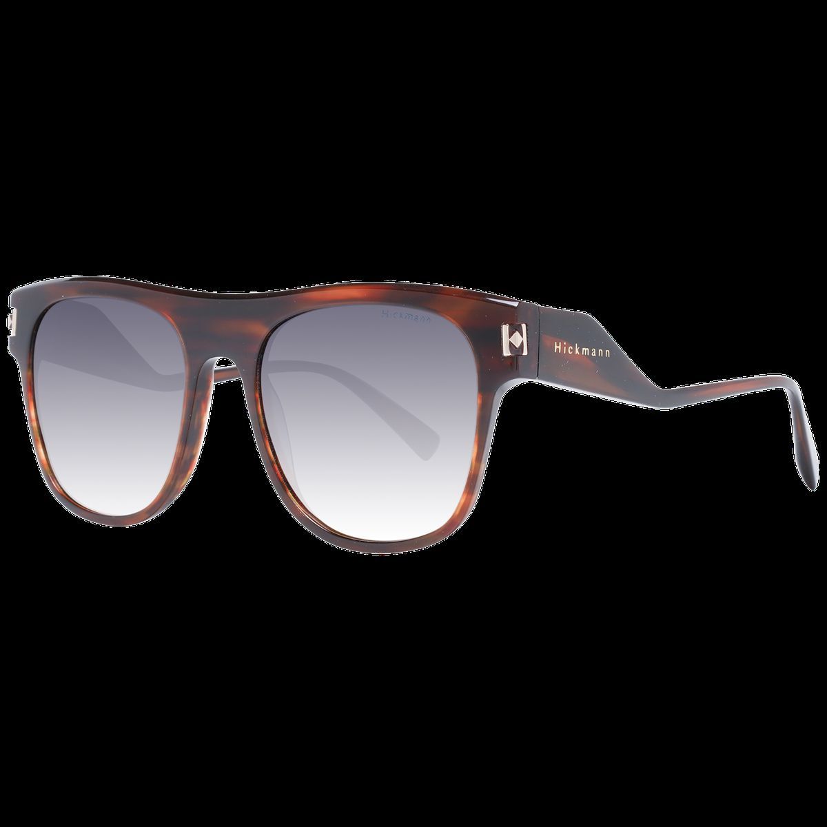 Quadratische Oversize-Sonnenbrille in Schildpatt
