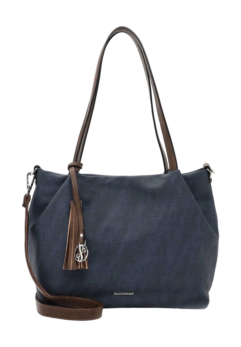 Strukturierter Shopper mit Quasten-Detail