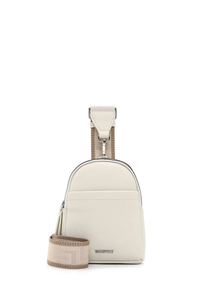 Elegante Sling-Tasche mit gemustertem Gurt