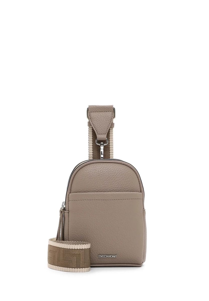 Elegante Sling-Tasche mit gemustertem Gurt