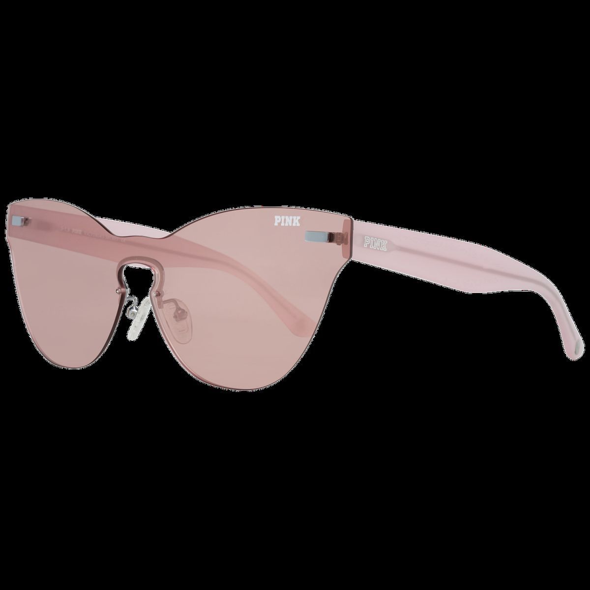 Randlose Shield-Sonnenbrille mit Monoglas