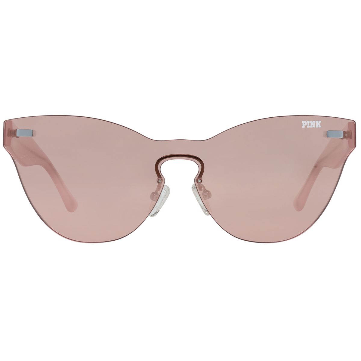 Randlose Shield-Sonnenbrille mit Monoglas