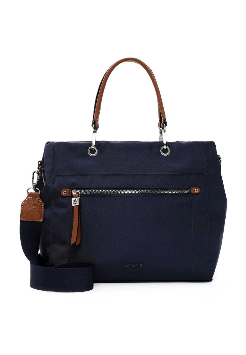 Geräumiger Shopper mit Kontrastriemen