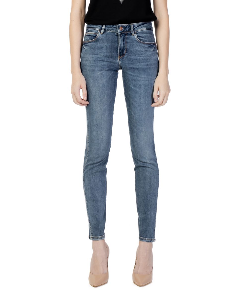 Skinny-Jeans mit mittlerer Leibhöhe