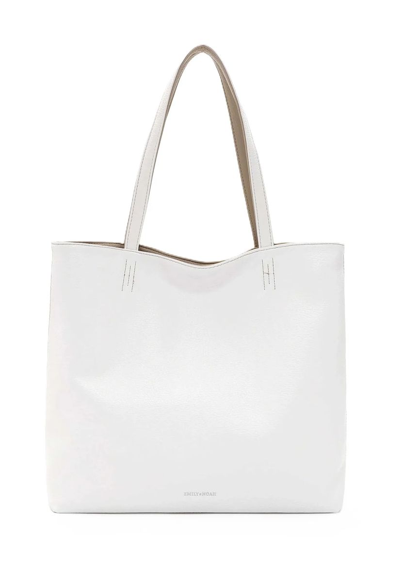 Minimalistischer Shopper aus Kunstleder
