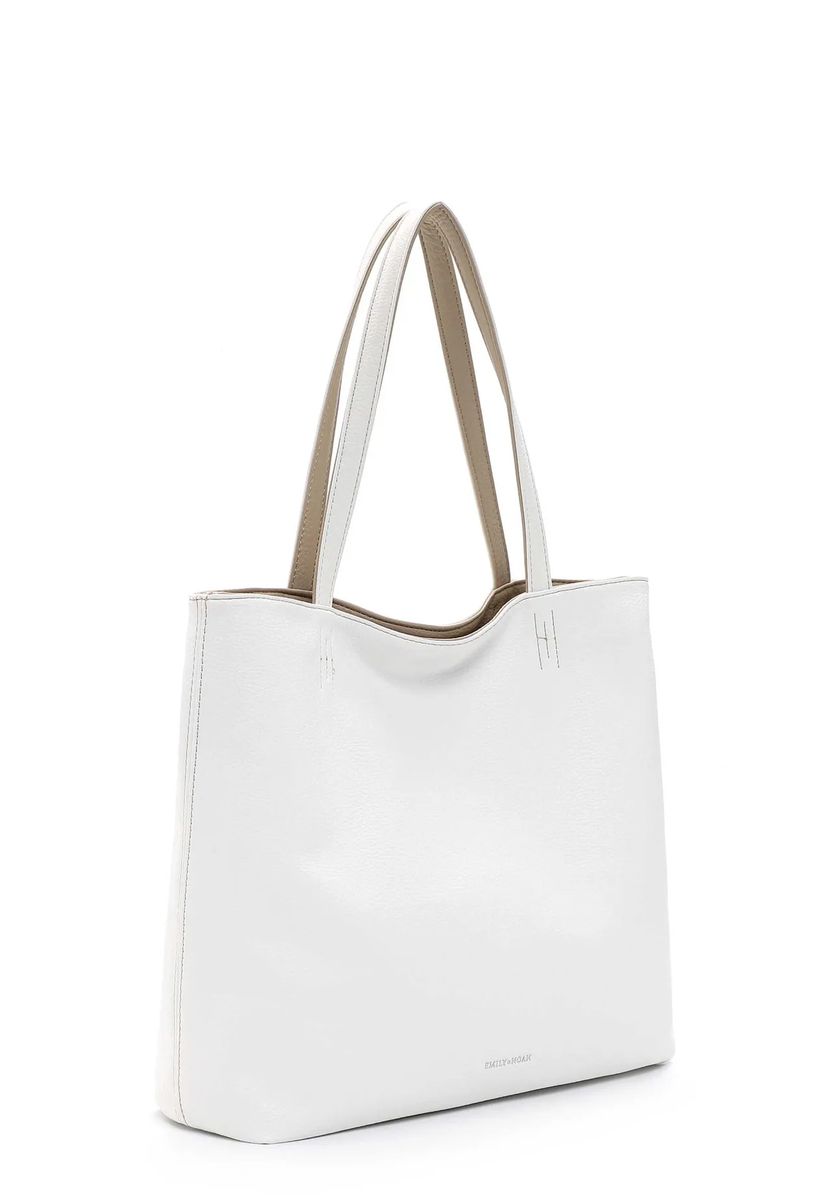 Minimalistischer Shopper aus Kunstleder