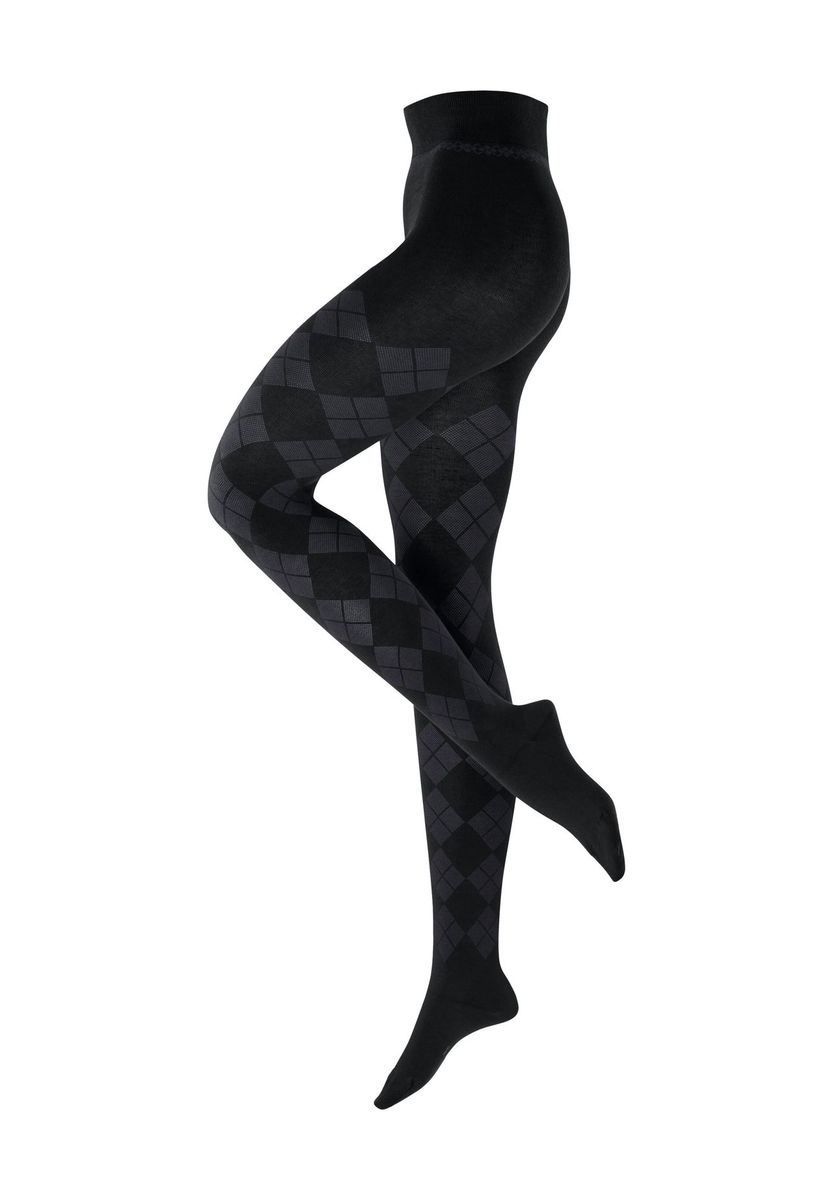 Klassische Argyle-Muster Baumwoll-Strumpfhose