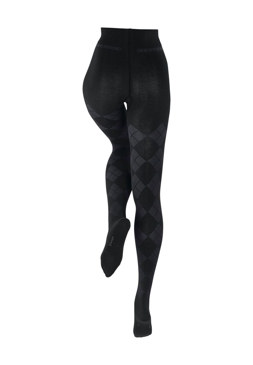 Klassische Argyle-Muster Baumwoll-Strumpfhose