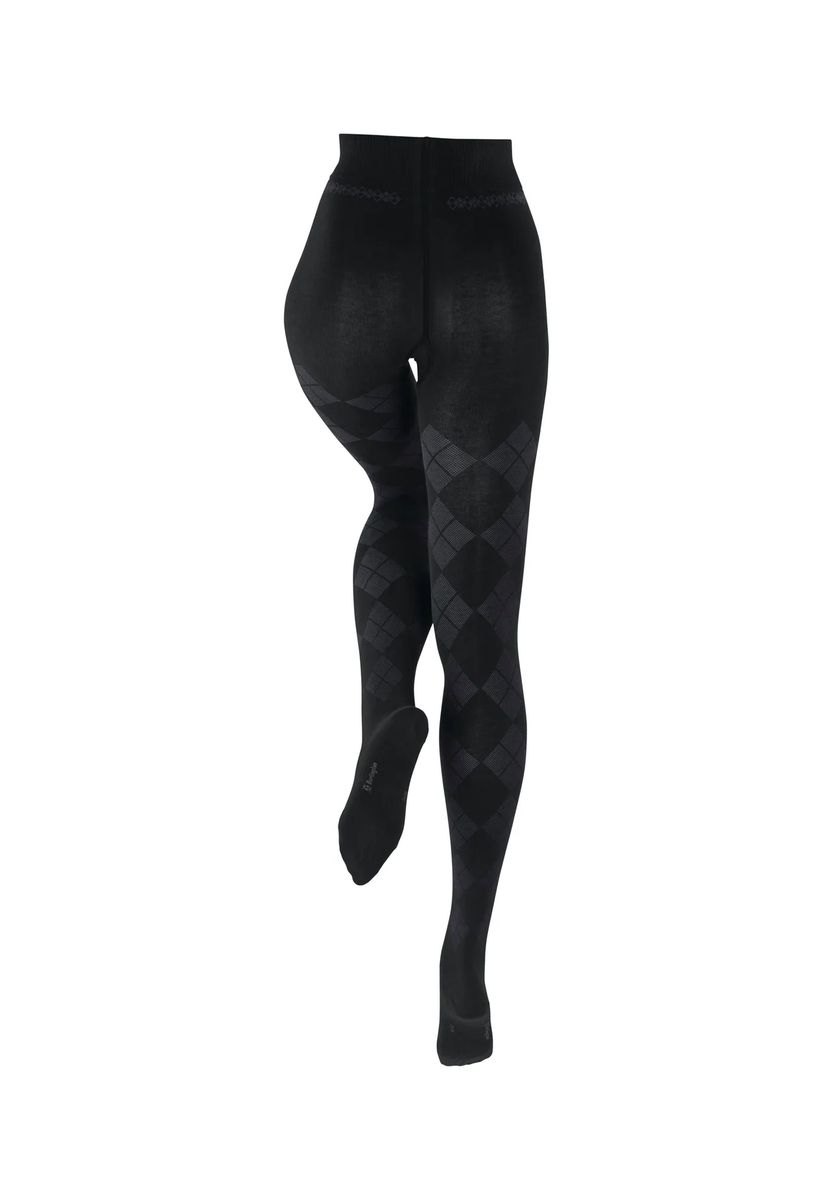 Klassische Argyle-Muster Baumwoll-Strumpfhose