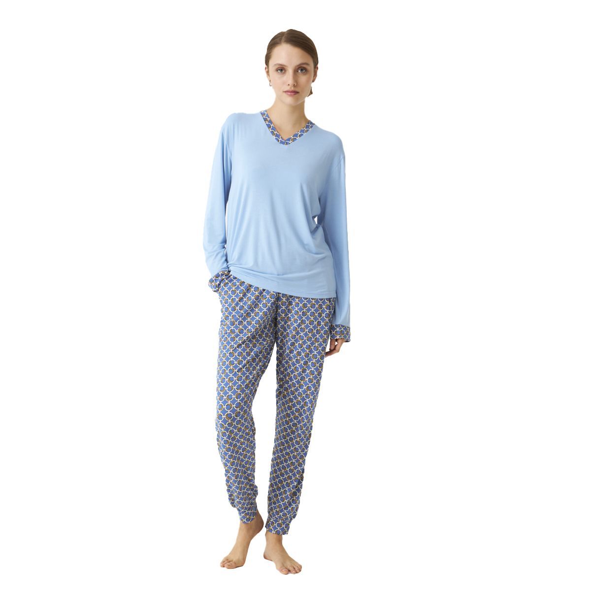 Weiches Modal-Pyjama-Set mit Print