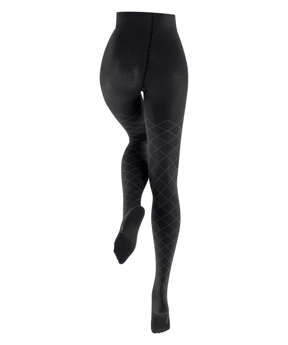 Feinstrumpfhose mit Rautenmuster