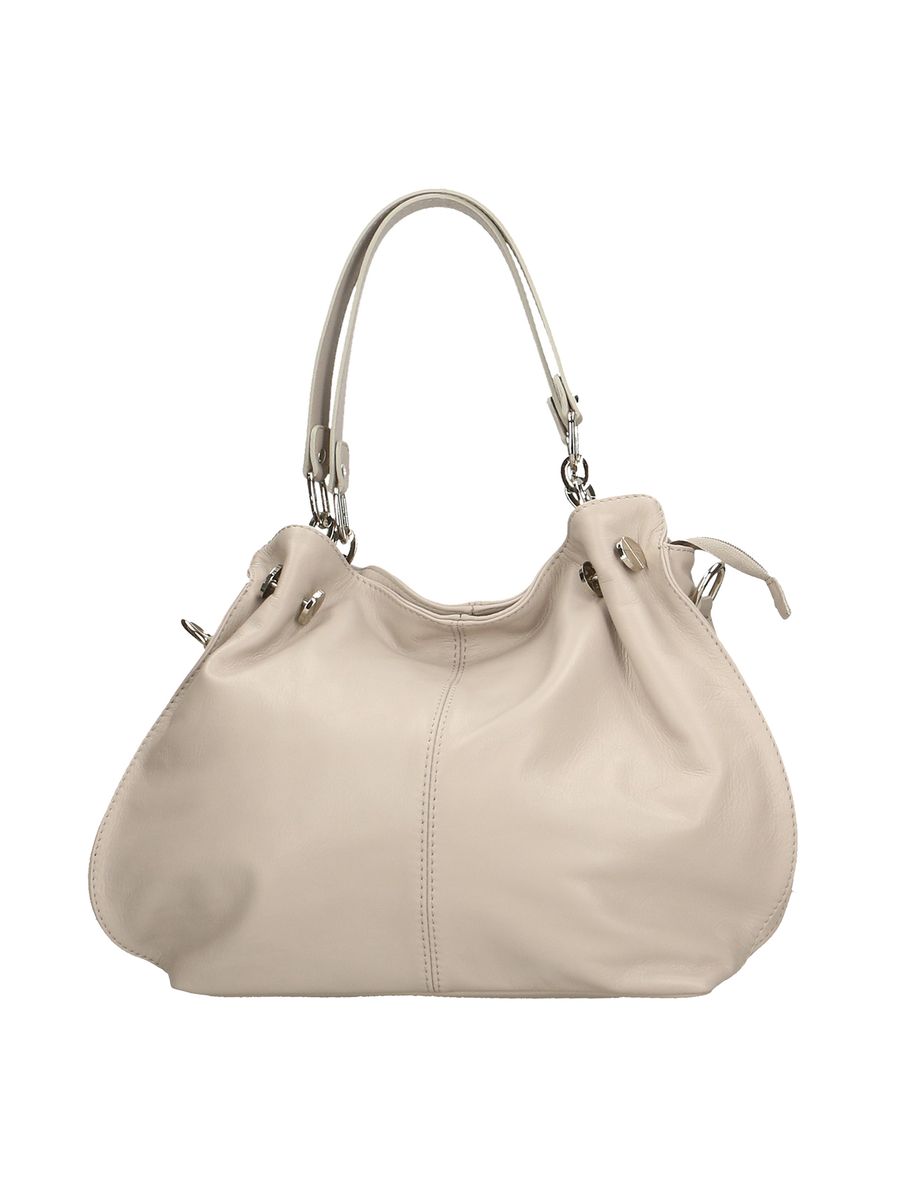 Lässige italienische Leder-Hobo-Tasche