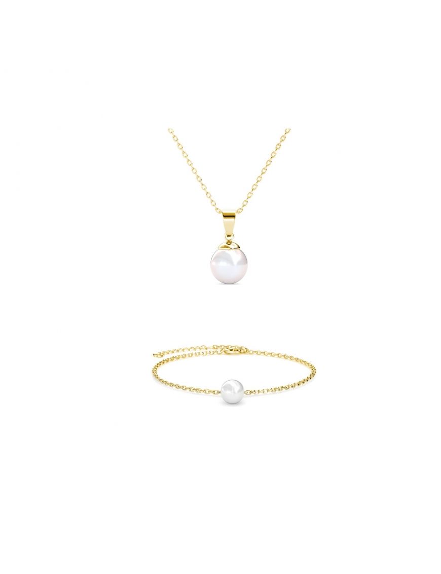 Minimalistisches Perlen-Schmuckset