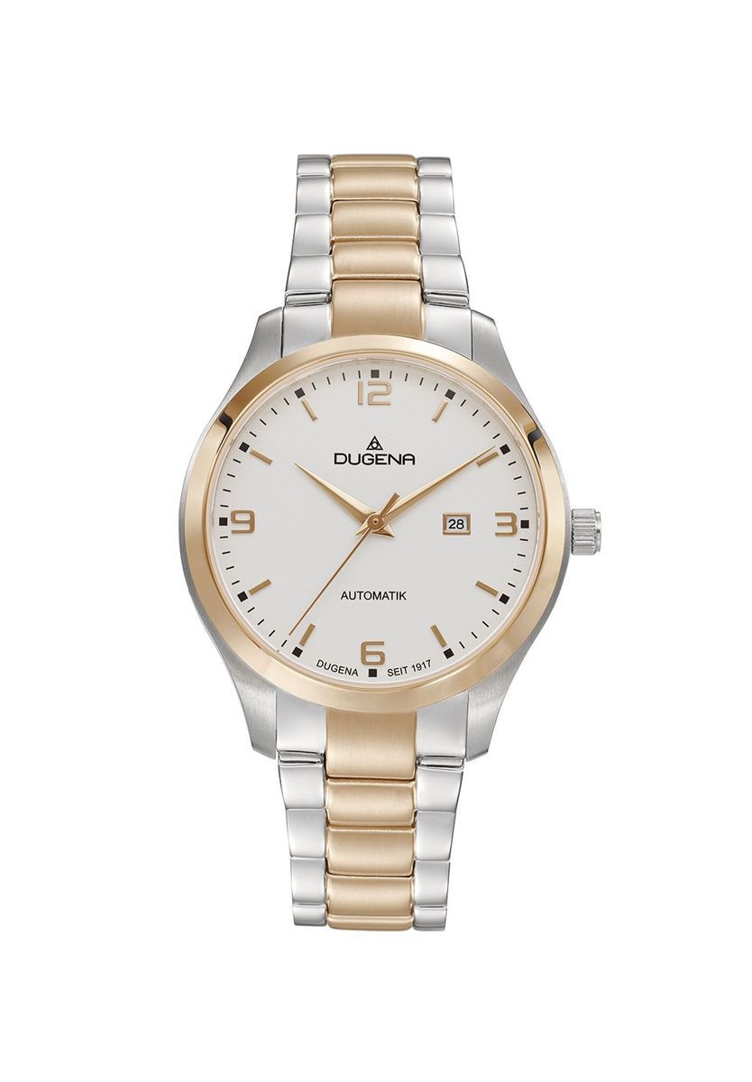 Elegante Bicolor Automatik-Armbanduhr