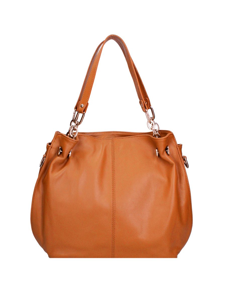 Klassische Leder-Shopper-Handtasche