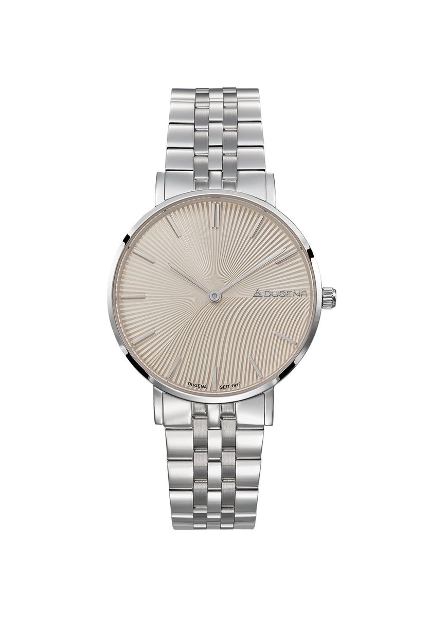 Elegante Armbanduhr mit Sonnenschliff-Zifferblatt