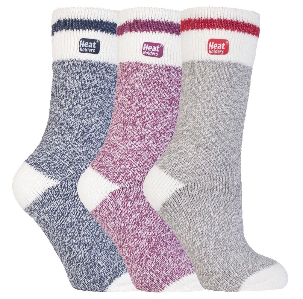 Schwerer melierter Thermo-Socken-Mehrpack