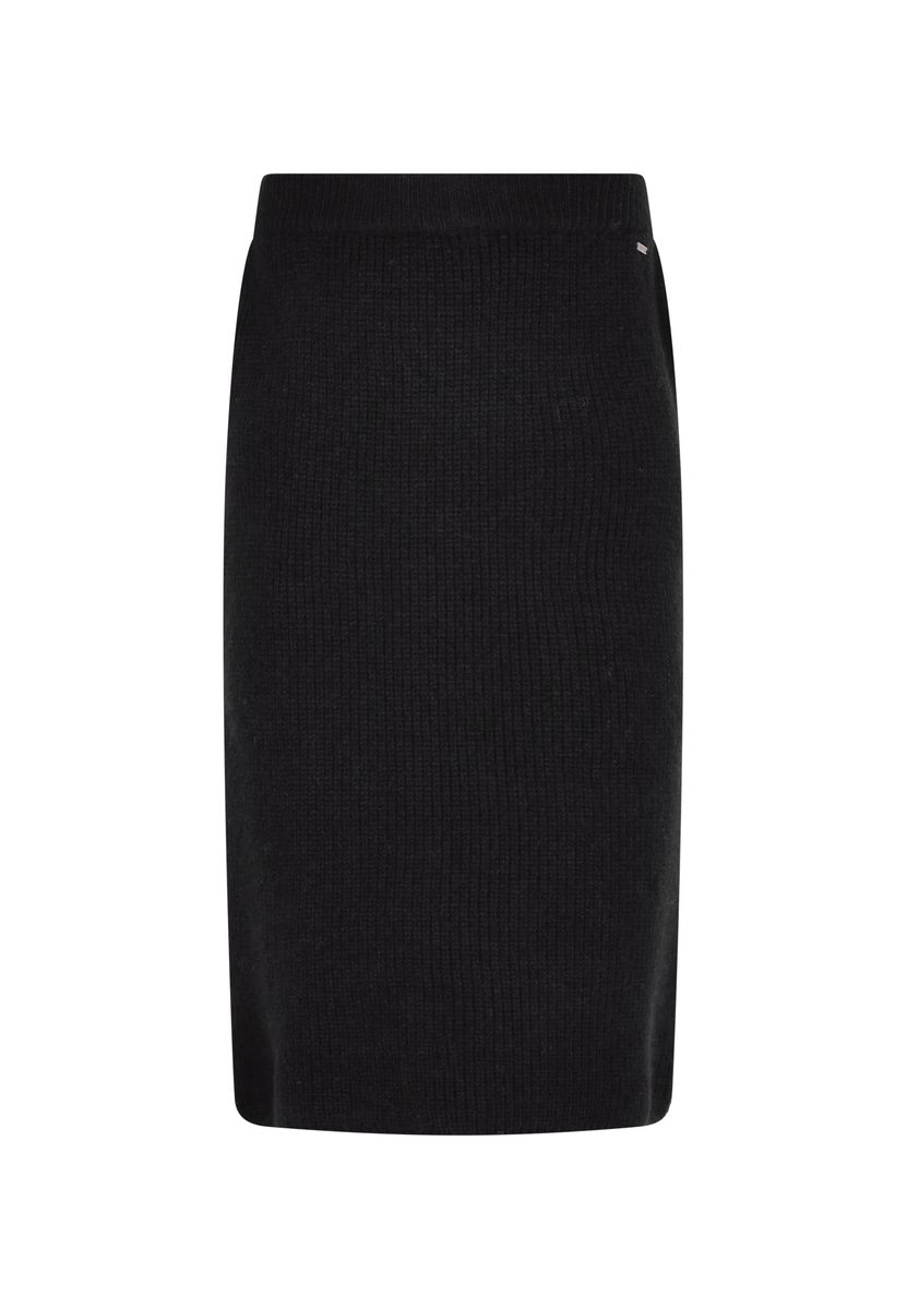 Eleganter Bleistiftrock mit Zopfstrick