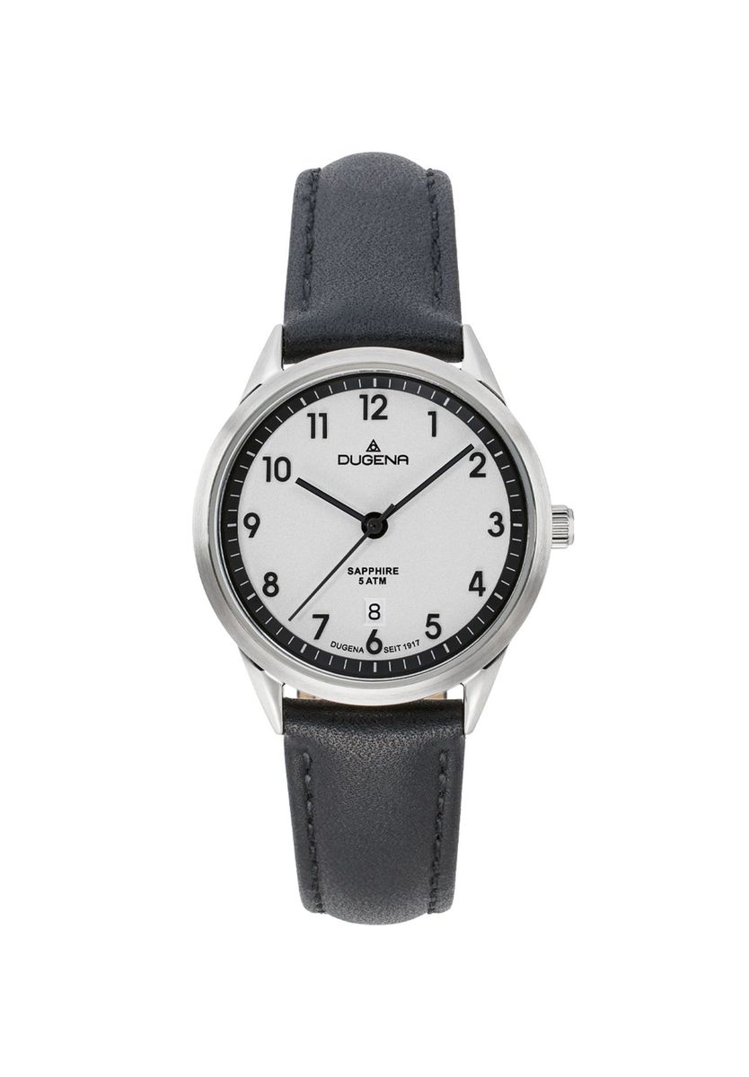 Klassische Slim Line Analog-Armbanduhr