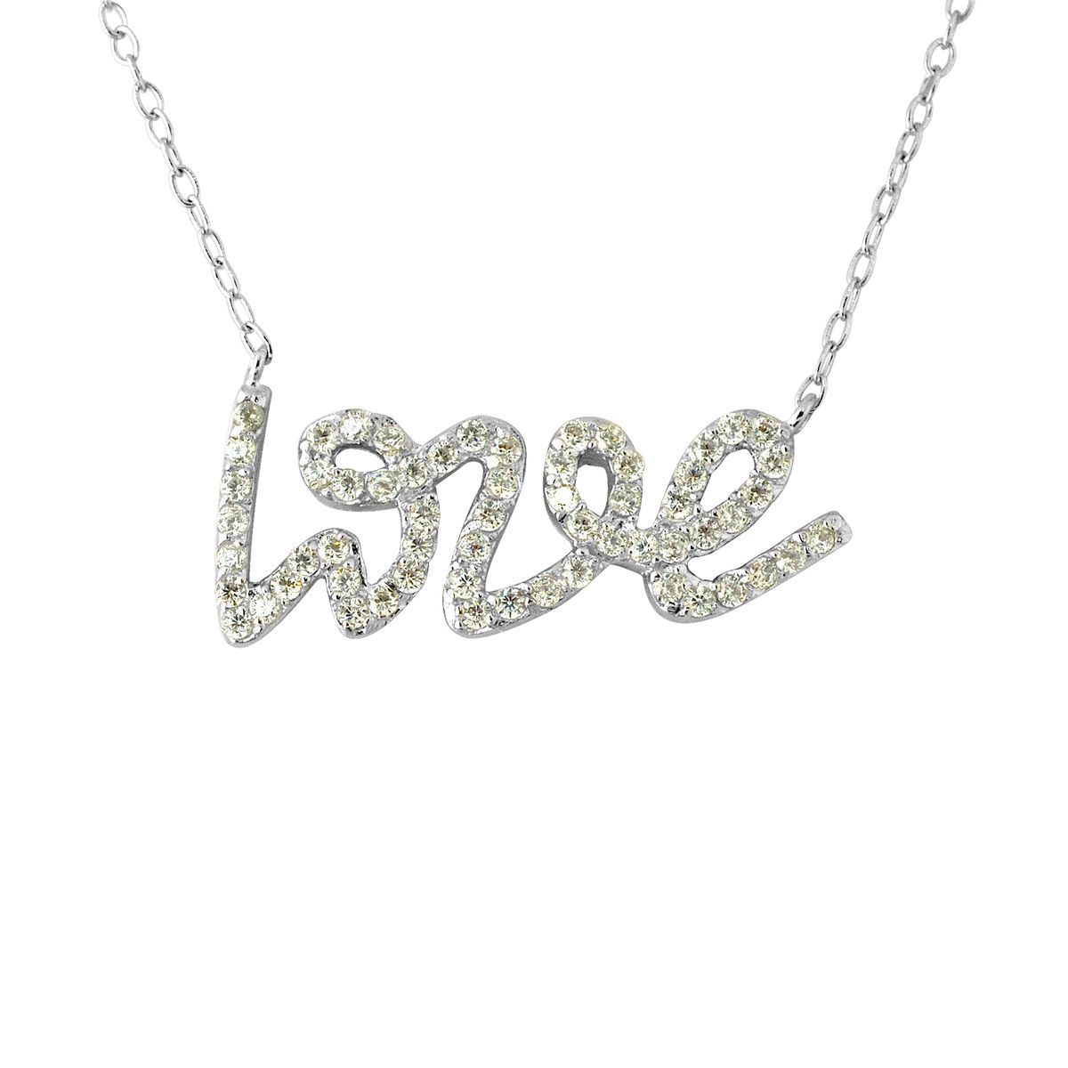Halskette mit 'Love' Schriftzug
