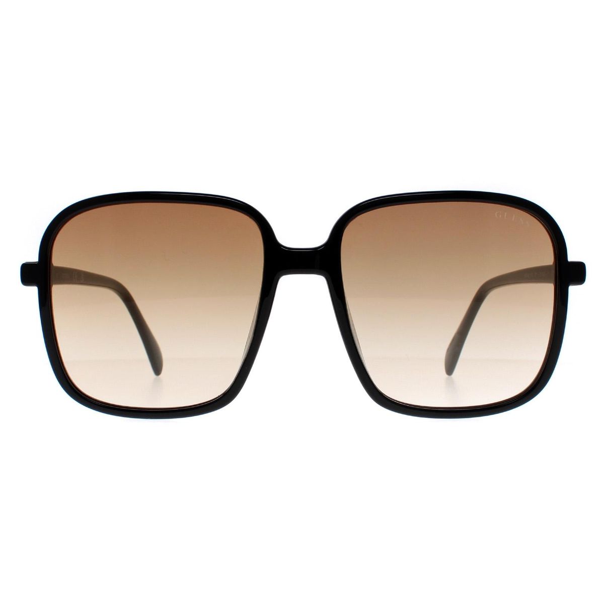 Moderne quadratische Sonnenbrille mit Farbverlauf