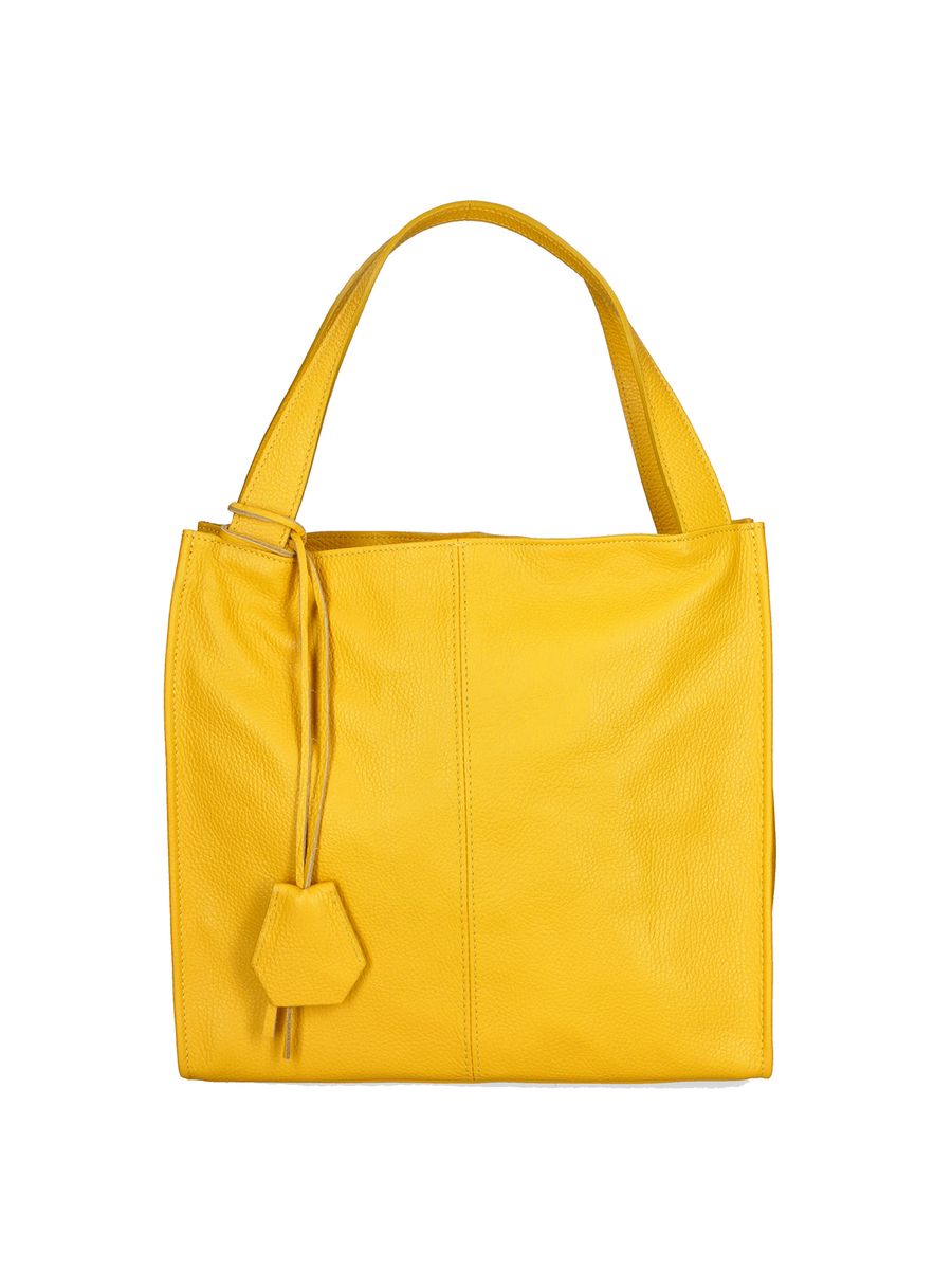Leder-Schultertasche mit geflochtenem Henkel