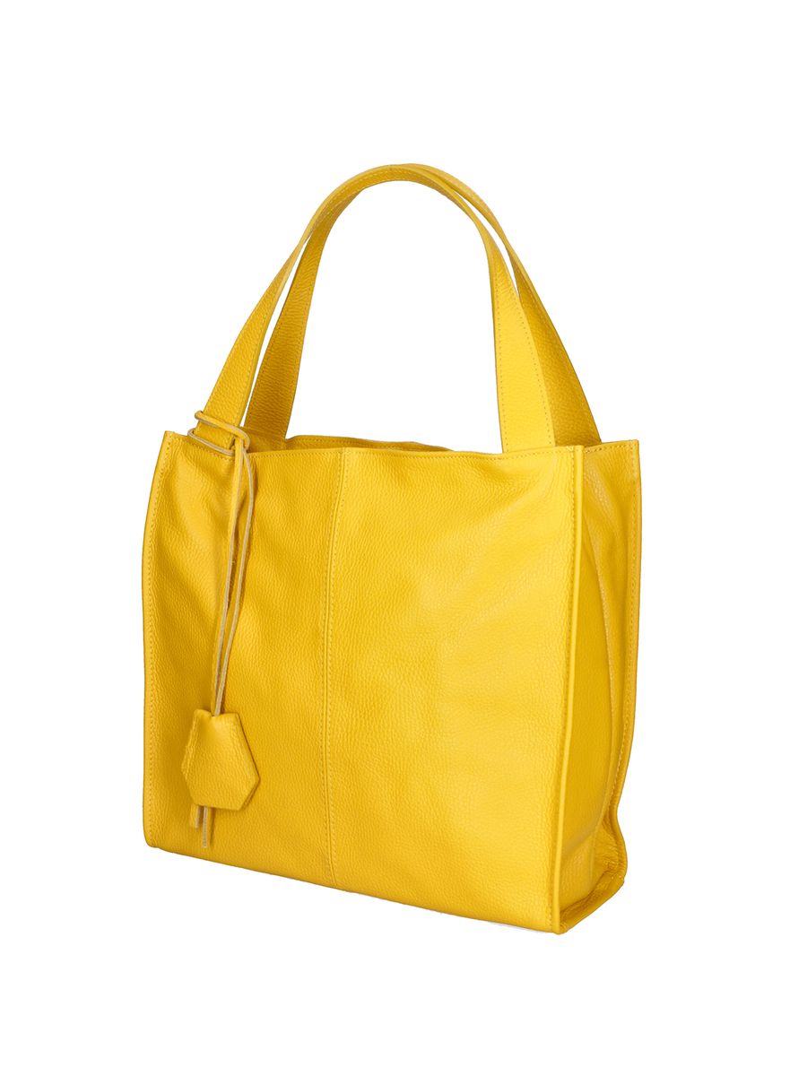 Leder-Schultertasche mit geflochtenem Henkel