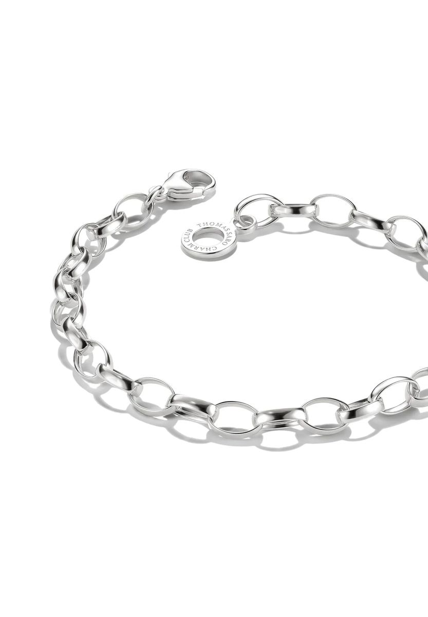 Klassisches Gliederketten-Armband aus Sterlingsilber
