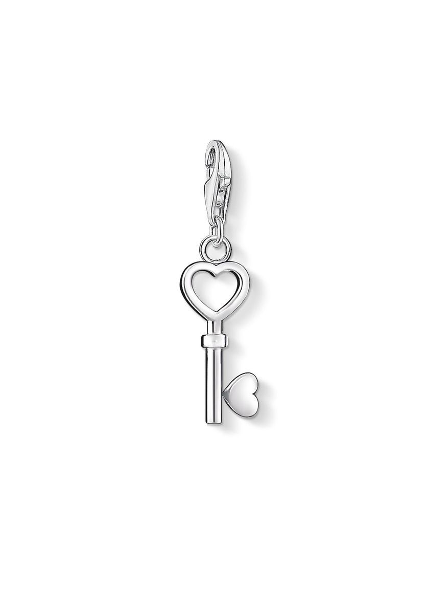 Schlüssel-Charm mit Herz-Motiv