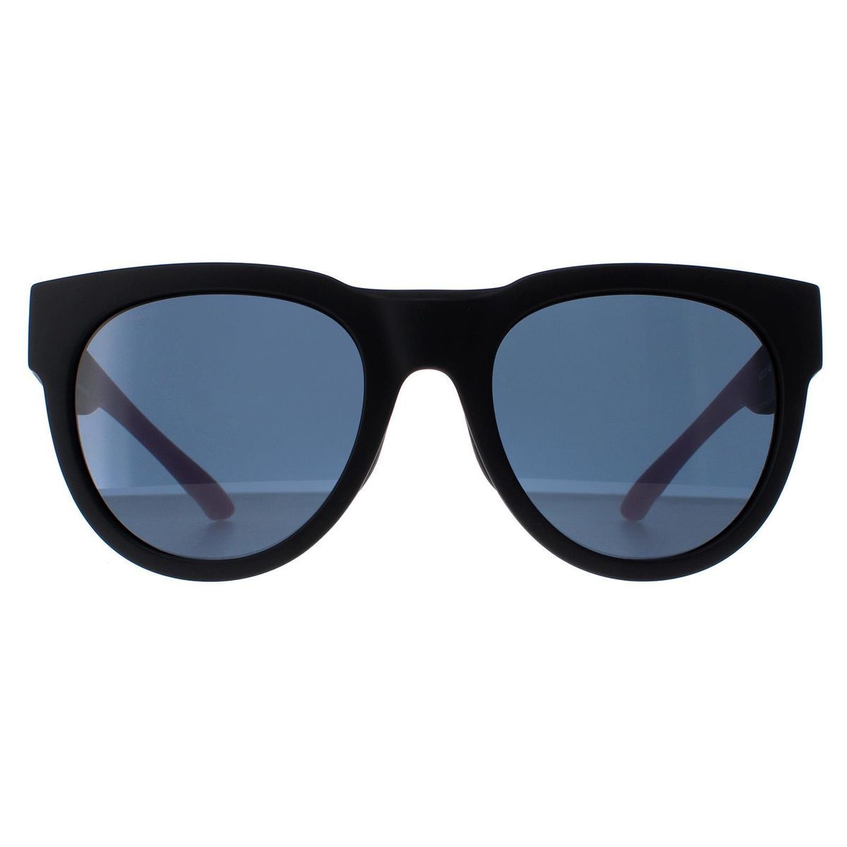Runde Crusader Sonnenbrille mit Kontrastdetails