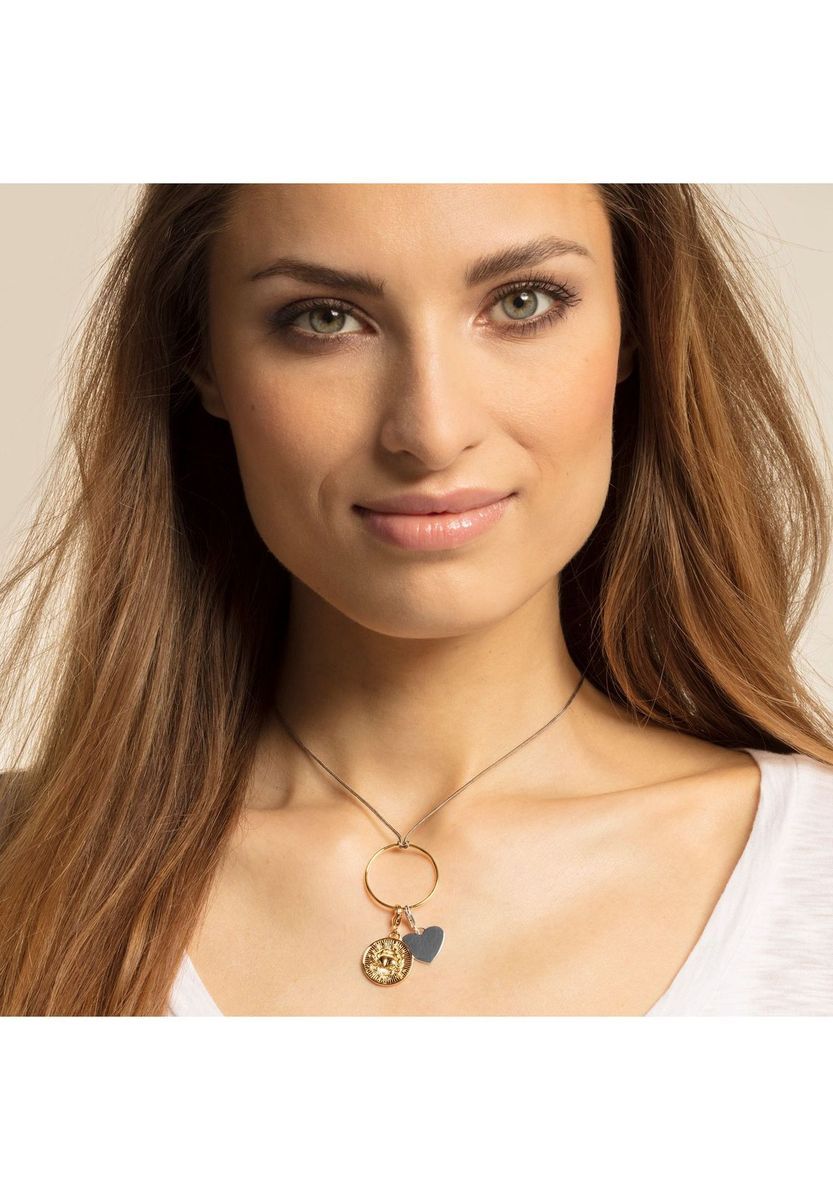 Polierter Herz-Charm aus Sterlingsilber