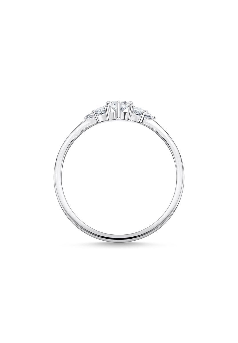 Vintage-Inspirierter Ring mit fünf Steinen