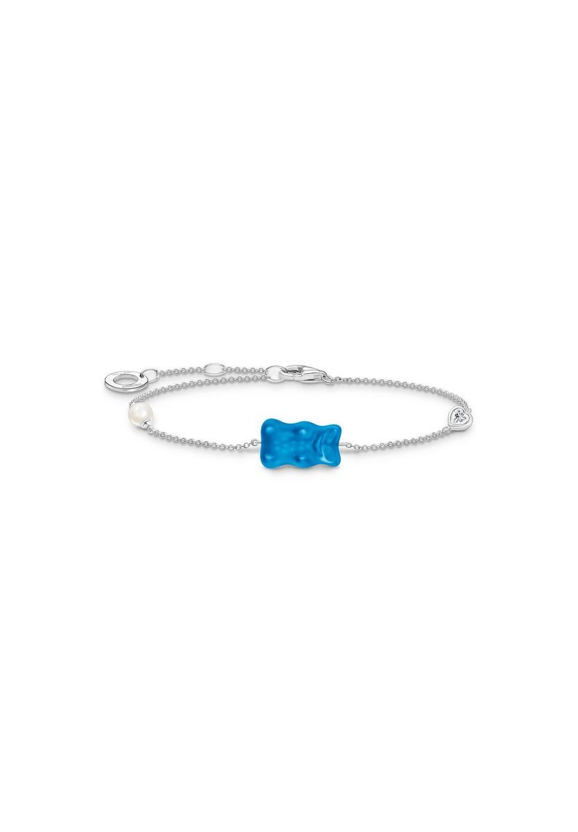Kristall-Goldbären Charm-Armband