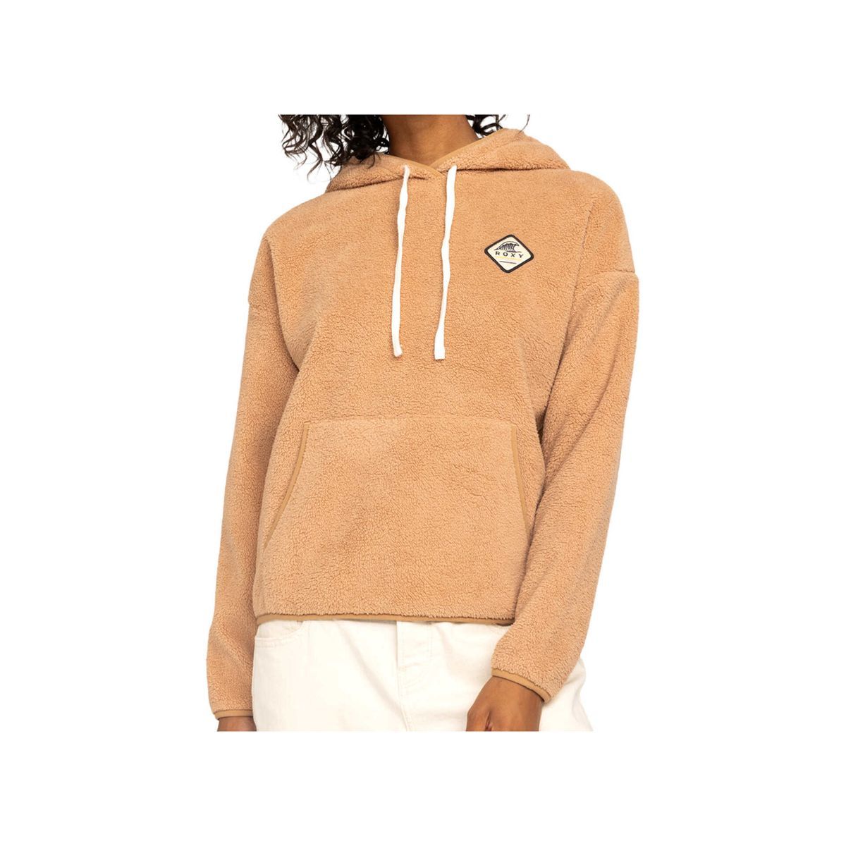 Gemütlicher Teddy-Fleece-Hoodie mit Kordelzug