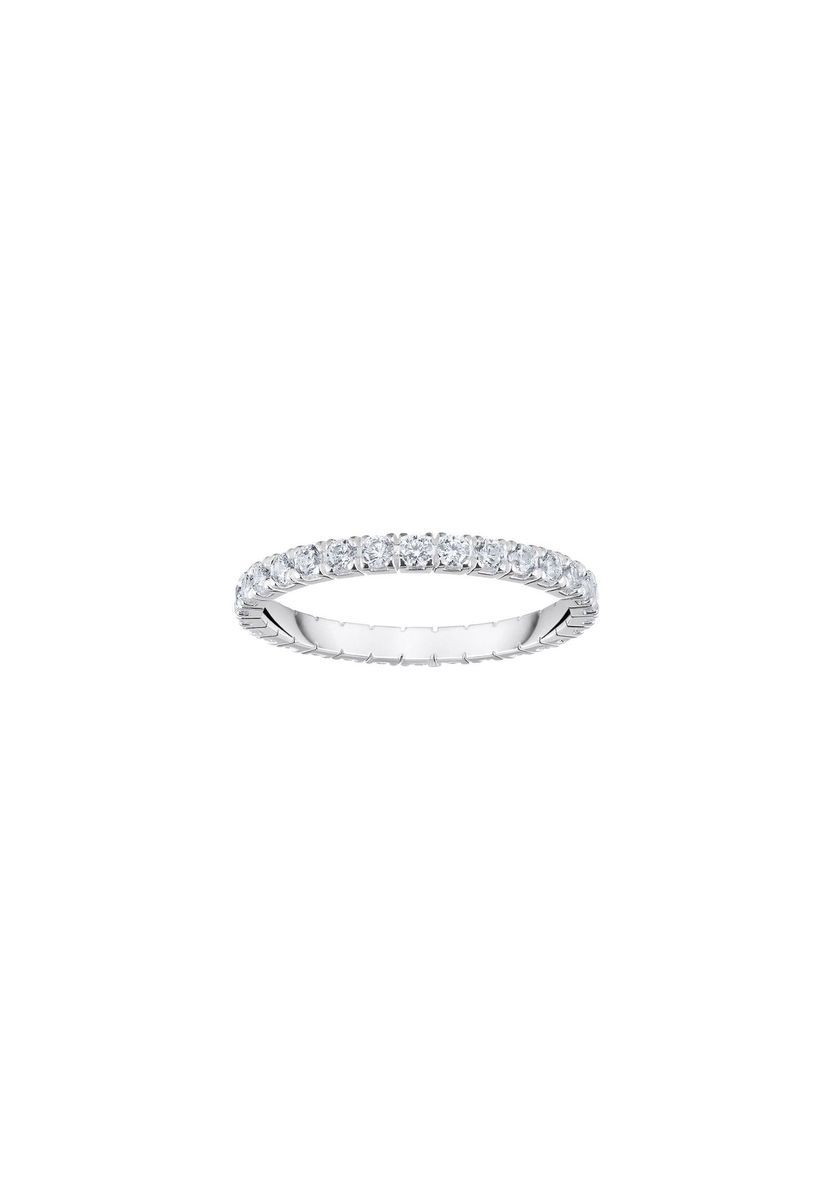 Zarter Eternity-Ring mit Zirkonia-Pavé