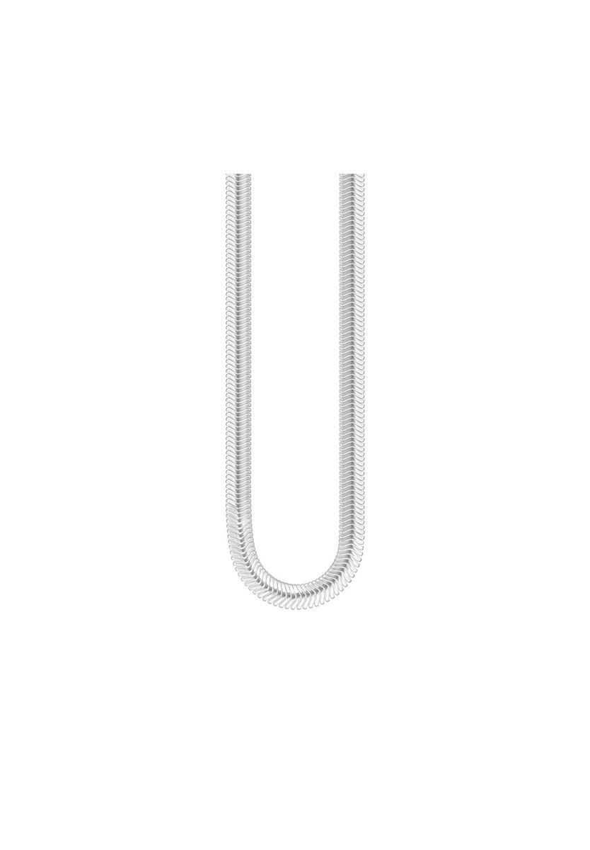Elegante flache Schlangenkette