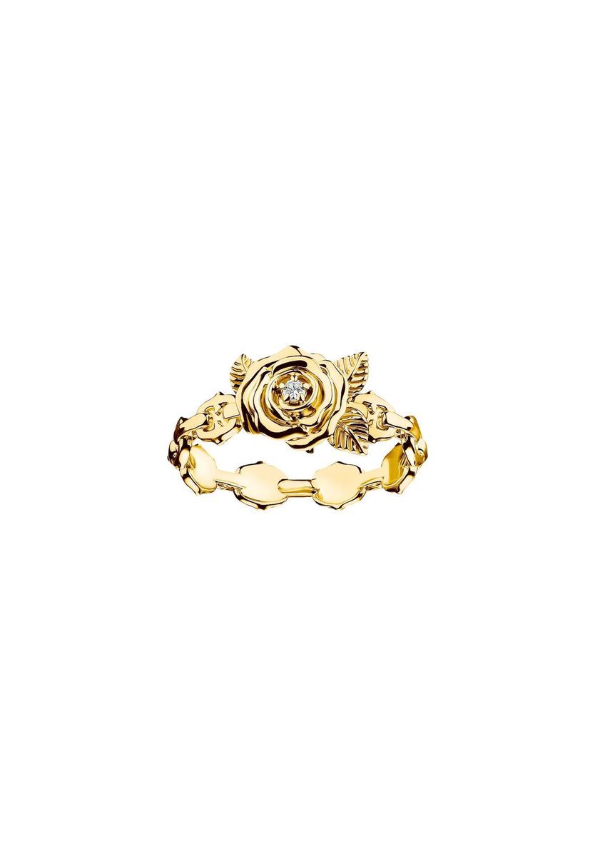 Viktorianischer Ring mit Rosenmotiv