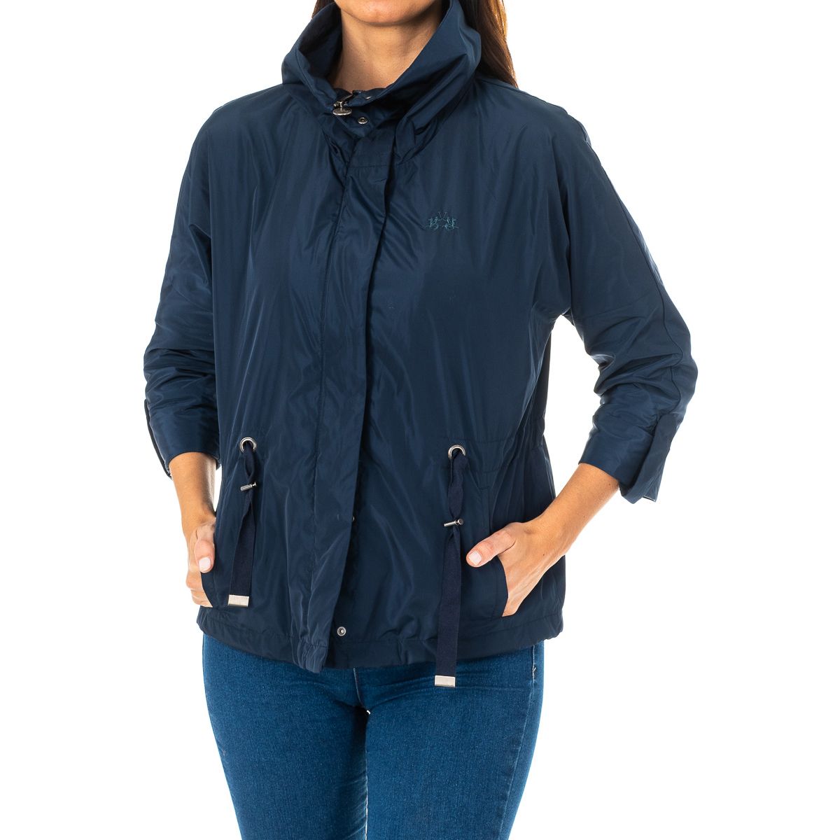 Wasserdichte Utility-Jacke mit Stehkragen