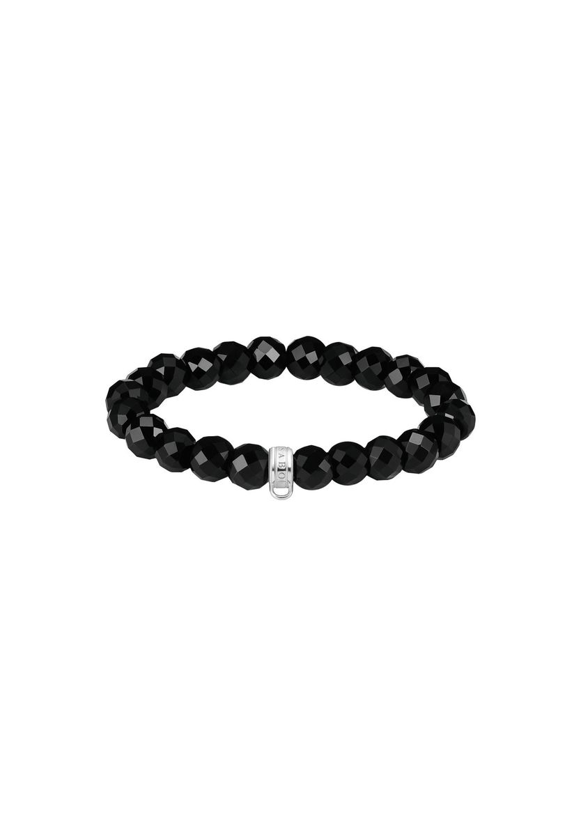 Facettiertes Steinperlenarmband für Charms