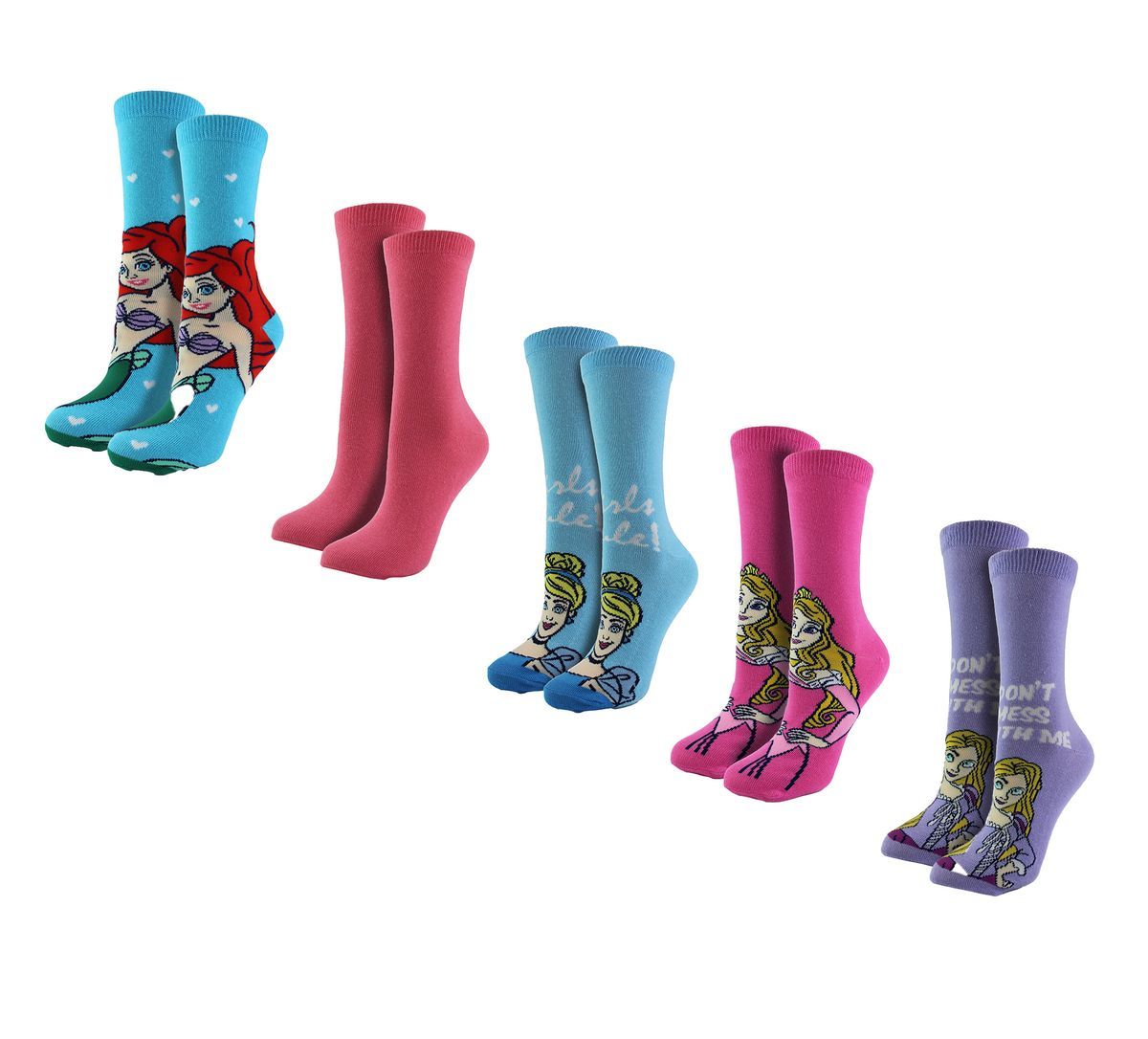 Bezaubernde Disney Prinzessin Crew Socken