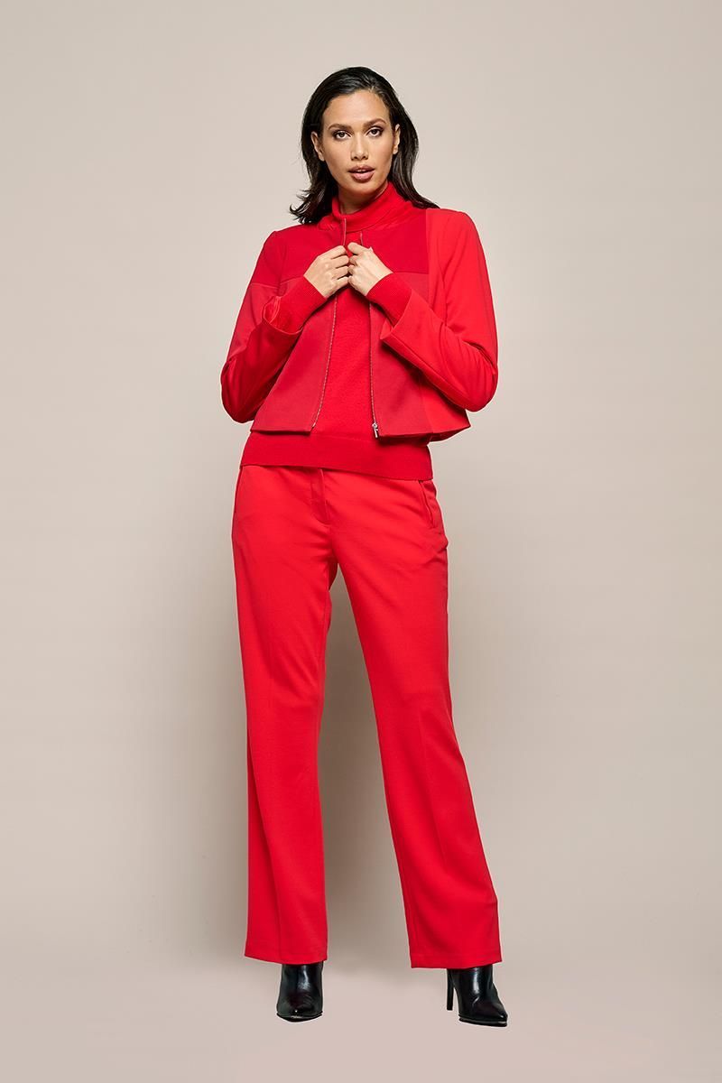 Taillierter Blazer mit Geometrischen Einsätzen