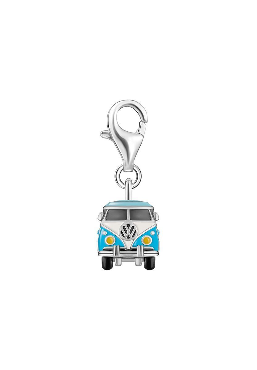 Bunter Hippie-Bus Charm-Anhänger