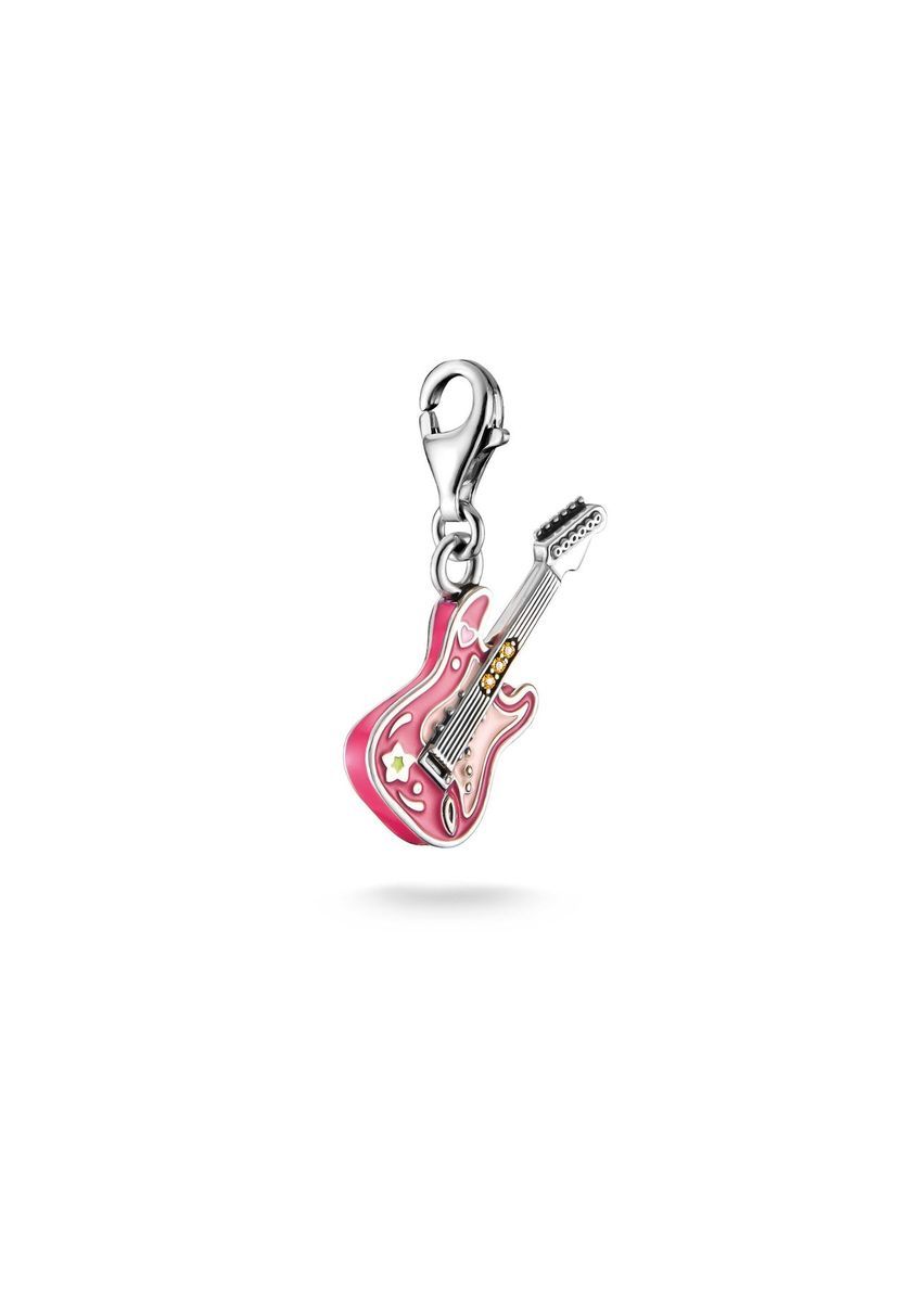 Detailierter E-Gitarren Charm-Anhänger