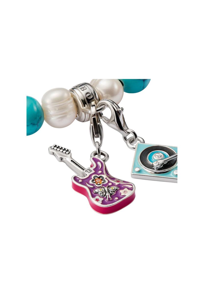 Detailierter E-Gitarren Charm-Anhänger