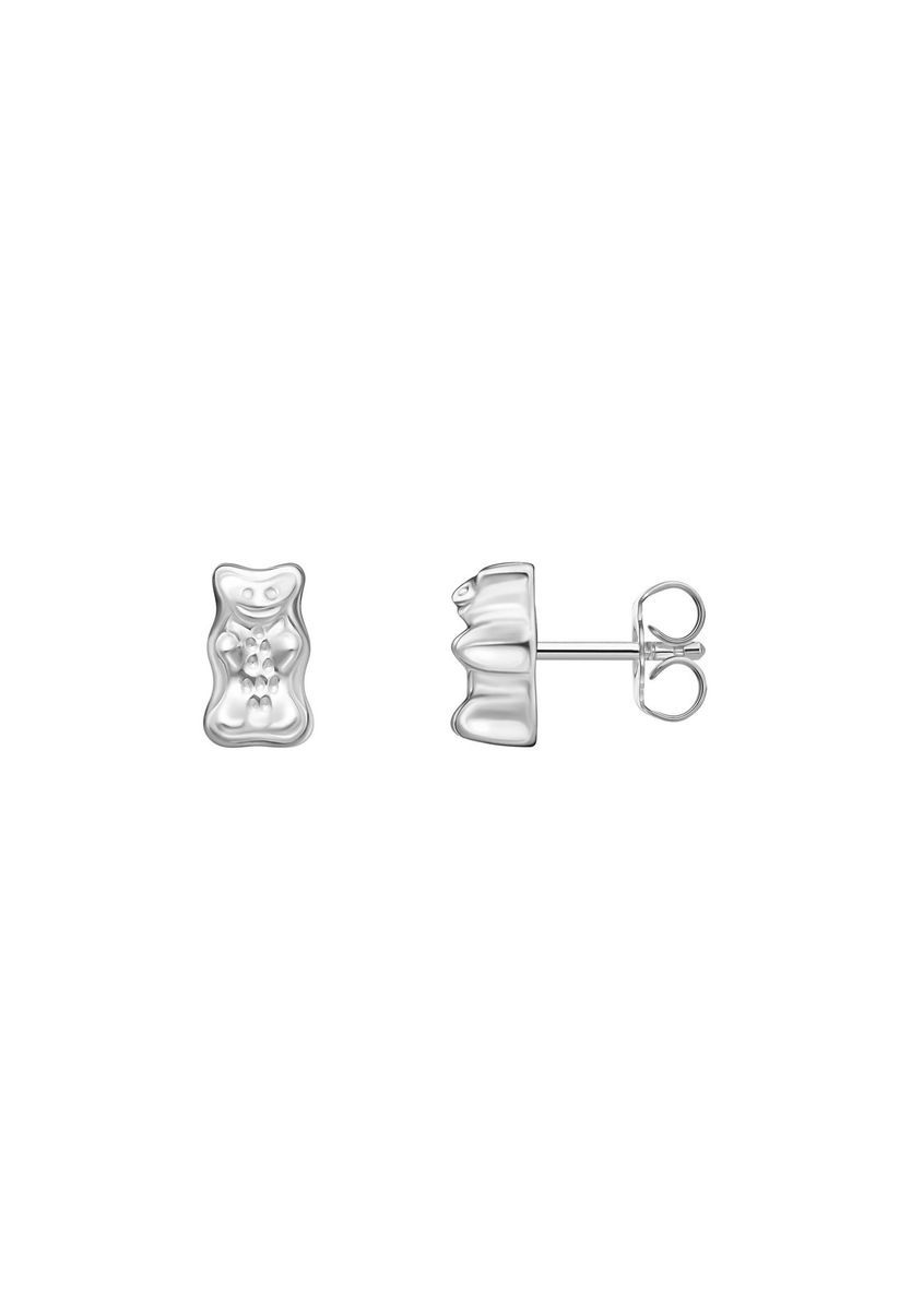 Verspielte Goldbär-Ohrstecker