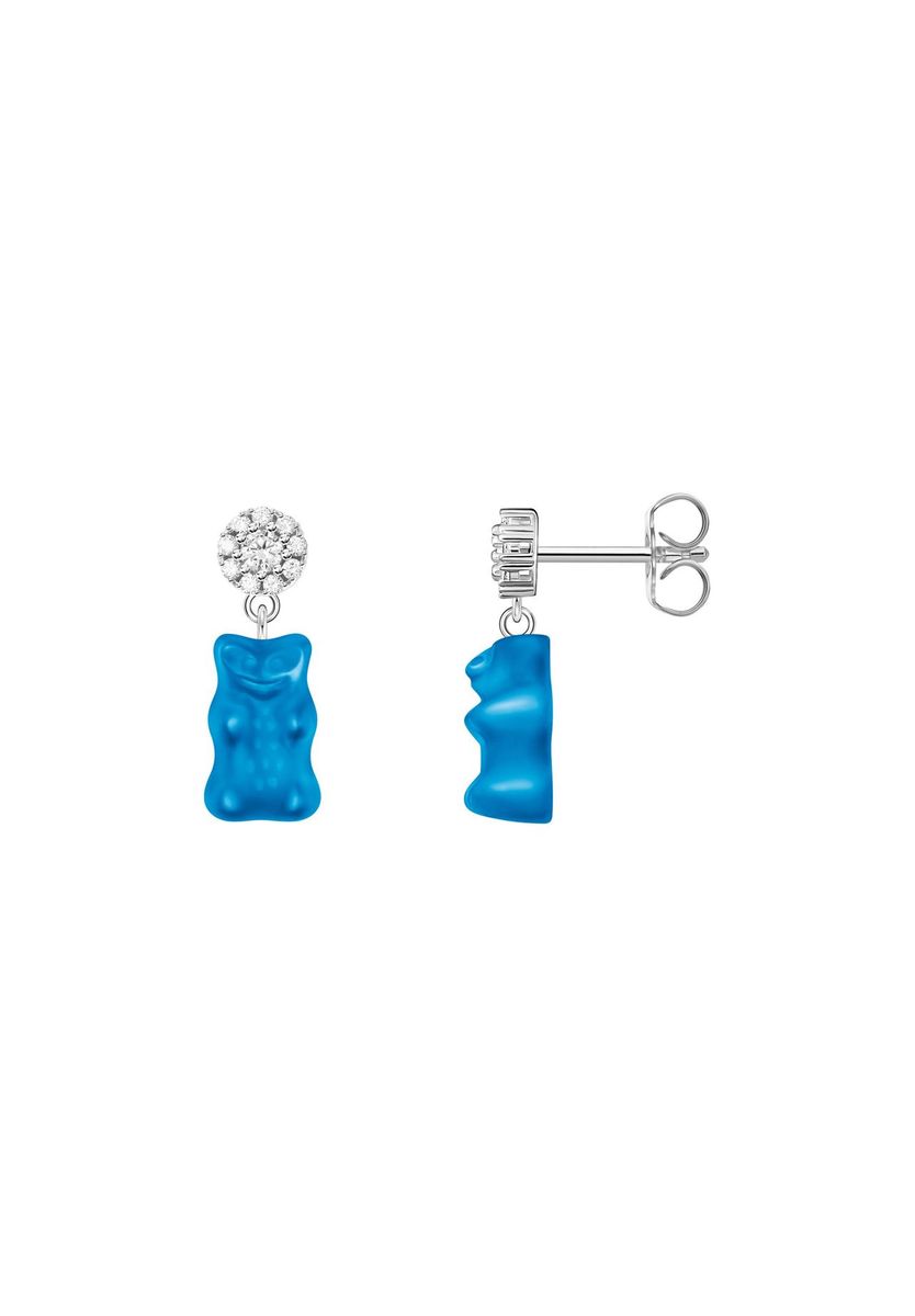Kristall-Ohrstecker mit Gummibärchen