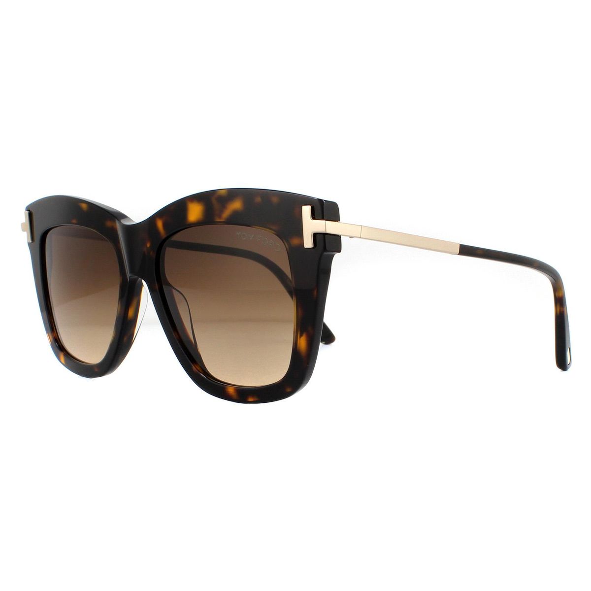 Elegante quadratische Sonnenbrille mit T-Detail