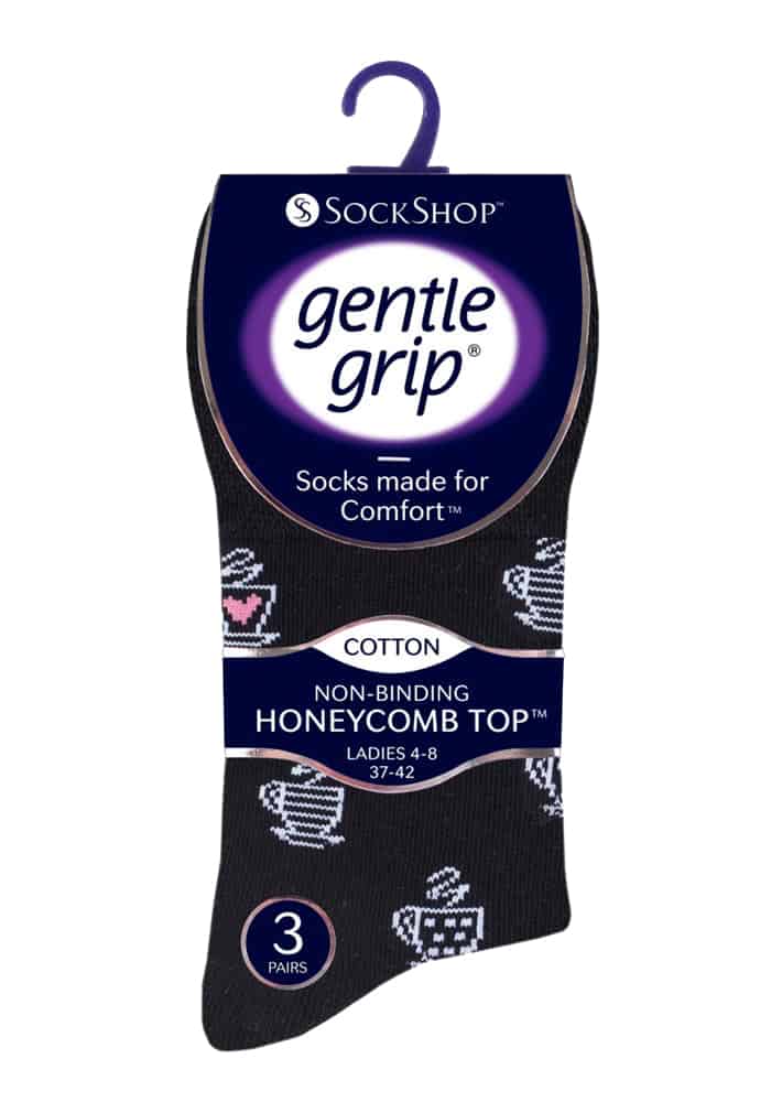 Gemusterte Nicht Einschneidende Komfortsocken